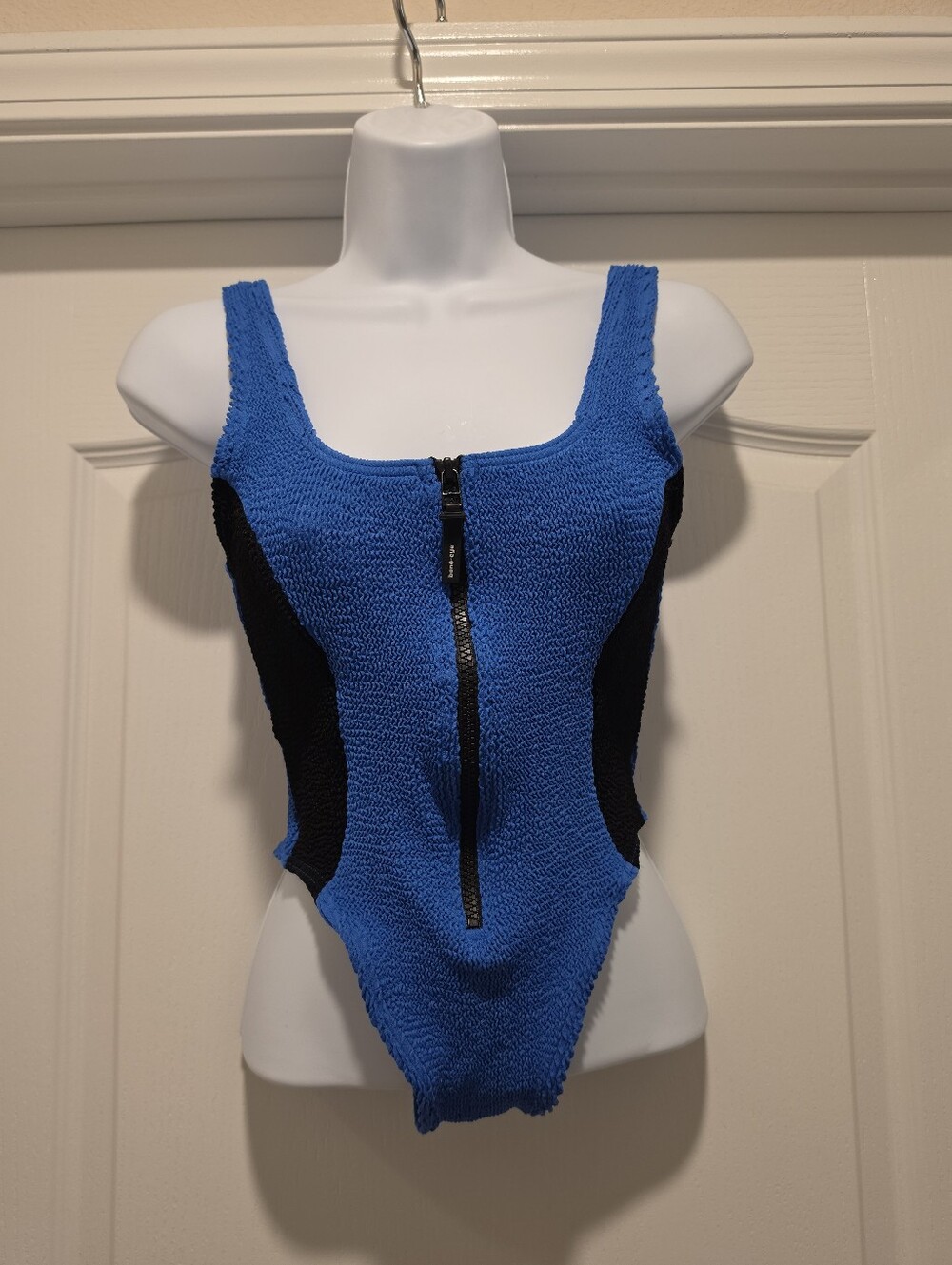 Bond Eye Mara Splice Blue And Black Bathing Suit One Size Fits Most